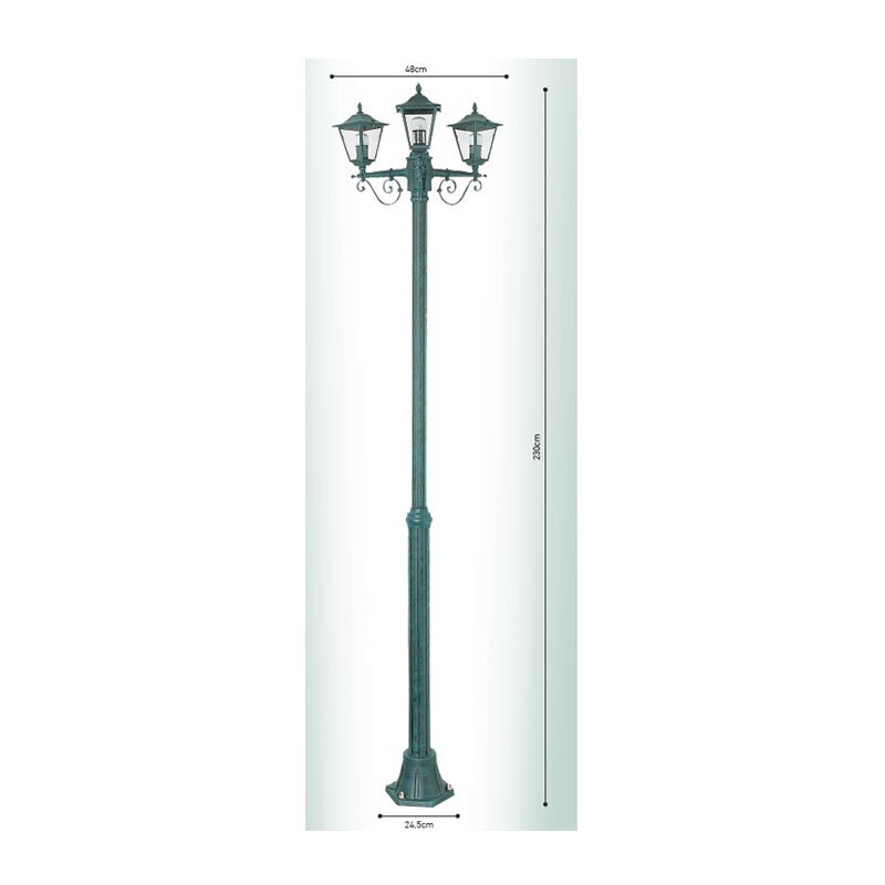 ΚΕ110 Ιταλικό Φωτιστικό - Φανάρι Εξωτερικού Χώρου Αλουμινίου ΚΕ110 - Image 1