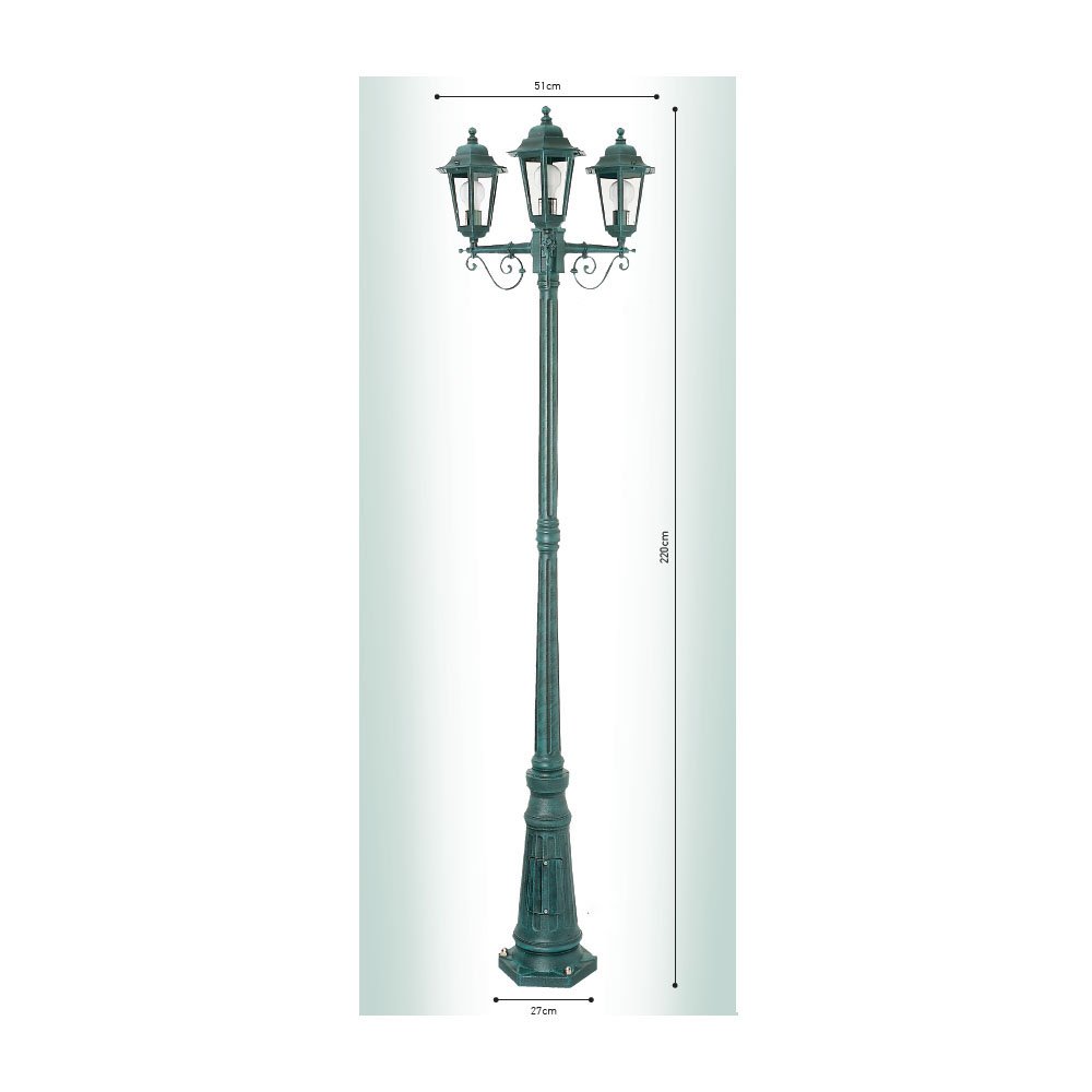 ΚΕ130 Ιταλικό Φωτιστικό - Φανάρι Εξωτερικού Χώρου Αλουμινίου ΚΕ130 - Image 1