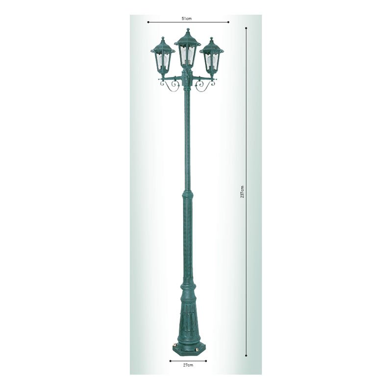 ΚΕ140 Ιταλικό Φωτιστικό - Φανάρι Εξωτερικού Χώρου Αλουμινίου ΚΕ140 - Image 1