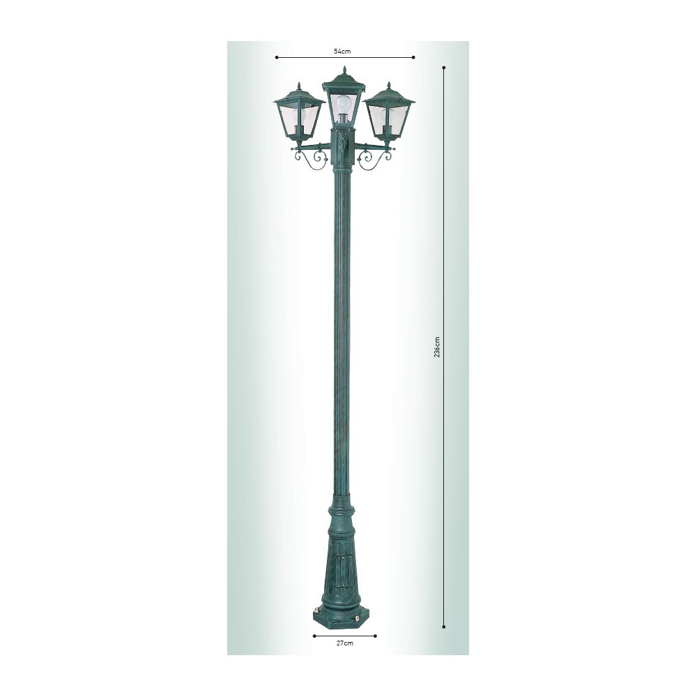 ΚΕ80 Ιταλικό Φωτιστικό - Φανάρι Εξωτερικού Χώρου Αλουμινίου ΚΕ80 - Image 1