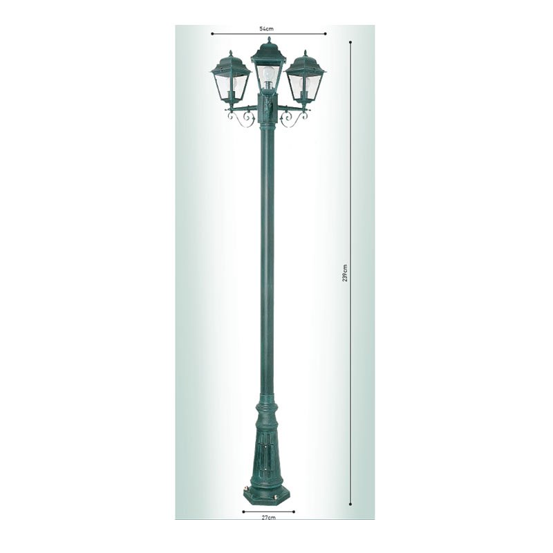 ΚΕ90 Ιταλικό Φωτιστικό - Φανάρι Εξωτερικού Χώρου Αλουμινίου ΚΕ90 - Image 1