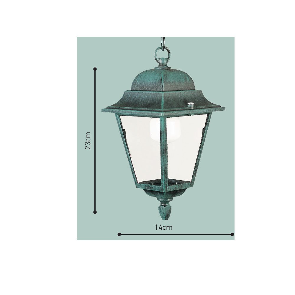 ΚΡ100 Ιταλικό Φωτιστικό - Φανάρι Εξωτερικού Χώρου Αλουμινίου ΚΡ100 - Image 1