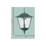 Ιταλικό Φωτιστικό - Φανάρι Εξωτερικού Χώρου Αλουμινίου ΚΡ110