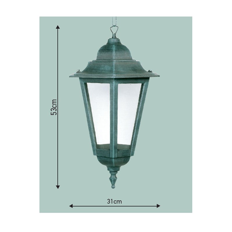 ΚΡ170 Ιταλικό Φωτιστικό - Φανάρι Εξωτερικού Χώρου Αλουμινίου ΚΡ170 - Image 1