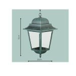 Ιταλικό Φωτιστικό - Φανάρι Εξωτερικού Χώρου Αλουμινίου ΚΡ390