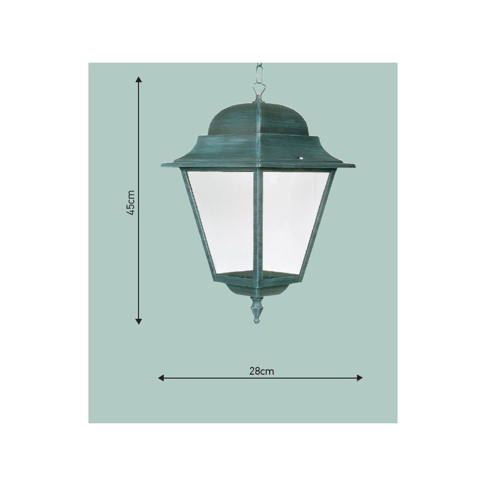 ΚΡ490 Ιταλικό Φωτιστικό - Φανάρι Εξωτερικού Χώρου Αλουμινίου ΚΡ490 - Image 1