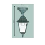 Ιταλικό Φωτιστικό - Φανάρι Εξωτερικού Χώρου Αλουμινίου ΟΡ103