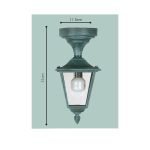 Ιταλικό Φωτιστικό - Φανάρι Εξωτερικού Χώρου Αλουμινίου ΟΡ113