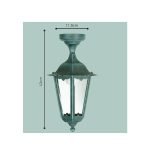 Ιταλικό Φωτιστικό - Φανάρι Εξωτερικού Χώρου Αλουμινίου ΟΡ153