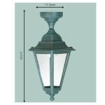 Ιταλικό Φωτιστικό - Φανάρι Εξωτερικού Χώρου Αλουμινίου ΟΡ163