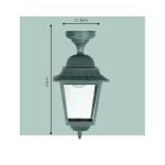 Ιταλικό Φωτιστικό - Φανάρι Εξωτερικού Χώρου Αλουμινίου ΟΡ393