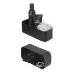 Tiger 2-Store Επιτοίχιο Ράφι 25 cm Black 1500010746