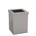 Καλάθι Γραφείου / Δωματίου 12 Lit - Matt Inox, Pam & Co, W20 x D20 x H30 (cm), 202030-011