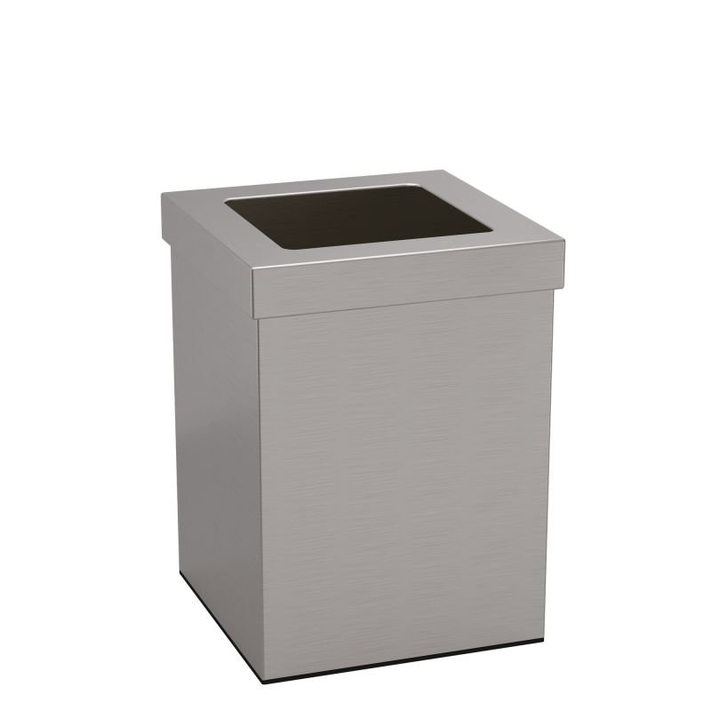 66e2ad5913eae_202030-011 Καλάθι Γραφείου / Δωματίου 12 Lit - Matt Inox, Pam & Co, W20 x D20 x H30 (cm), 202030-011 - Image 1