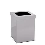 Καλάθι Γραφείου / Δωματίου 12 Lit - Inox, Pam & Co, W20 x D20 x H30 (cm), 202030-001