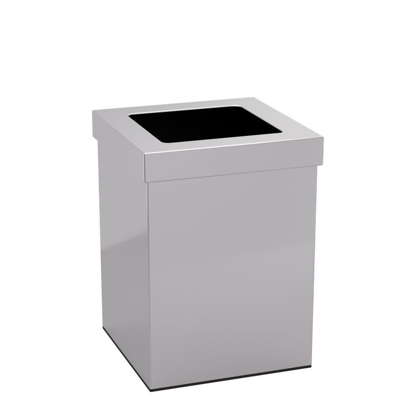 66e2ad594df91_202030-001 Καλάθι Γραφείου / Δωματίου 12 Lit - Inox, Pam & Co, W20 x D20 x H30 (cm), 202030-001 - Image 1