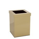 Καλάθι Γραφείου / Δωματίου 12 Lit - Gold, Pam & Co, W20 x D20 x H30 (cm), 202030-024