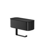 Tiger 2-Store Χαρτοθήκη Επιτοίχια με Αποθηκευτικό Χώρο Black 800378 - Image 2