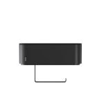 Tiger 2-Store Χαρτοθήκη Επιτοίχια με Αποθηκευτικό Χώρο Black 800378 - Image 4