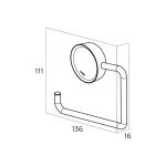 Tiger Ace Χαρτοθήκη Brushed stainless steel 800590 - Image 6