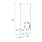 Tiger Ace Χαρτοθήκη Brushed stainless steel 800594 - Image 6