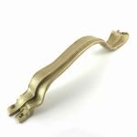 Λαβή  Εξώπόρτας από Ορείχαλκο Χρυσό Ματ 112.011.13 - L240 mm