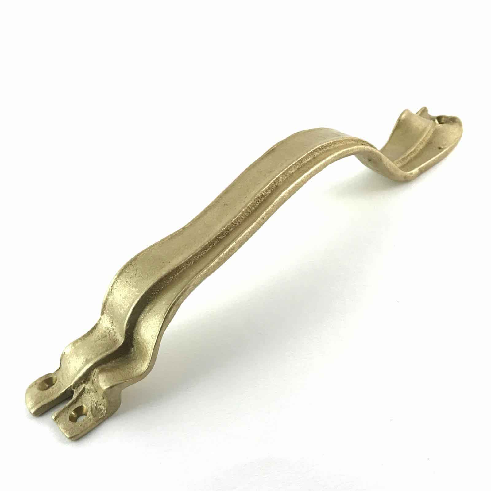 IMG_7408 Λαβή Εξώπόρτας από Ορείχαλκο Χρυσό Ματ 112.011.13 - L240 mm - Image 1