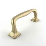 Λαβή  Εξώπόρτας από Ορείχαλκο Χρυσό Ματ 7432