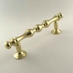 Λαβή  Εξώπόρτας από Ορείχαλκο Χρυσό 112.012.13 - L255mm