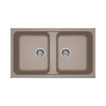 Νεροχύτης κουζίνας LIFE 450 Tortora 43 ELLECI 86x50cm