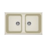 Νεροχύτης κουζίνας LIFE 450 Bianco Antico 62 ELLECI 86x50cm