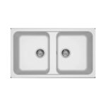 Νεροχύτης κουζίνας LIFE 450 Bianco 68 ELLECI 86x50cm