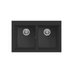 Νεροχύτης κουζίνας QUADRA 350 Nero 40 ELLECI 79x50cm