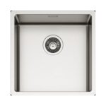 Νεροχύτης κουζίνας ανοξείδωτος ESPRIT 400 Satinato ELLECI 44x44cm