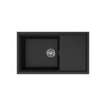 Νεροχύτης κουζίνας SINTESI 410 Black 86 ELLECI 86x50cm