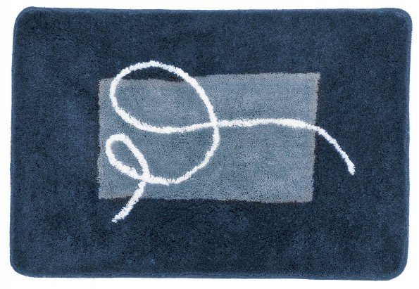 carcassonne_bathmat_blue_60_90_1 Carcassonne 60x90 blue Χαλάκι μπάνιου Sealskin - Image 1