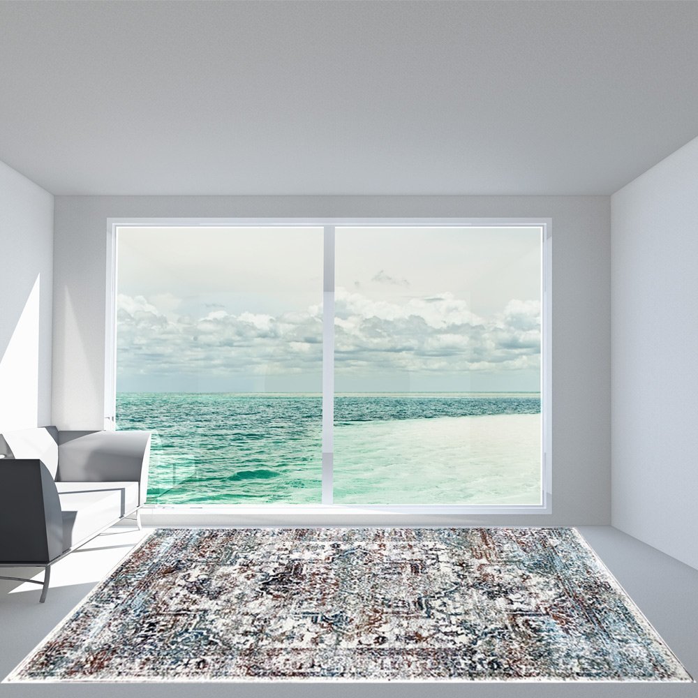 cotton-rug-sl8873-160x230-earth-1 ΒΑΜΒΑΚΕΡΟ ΧΑΛΙ SL8873 EARTH 133X190 - Image 1