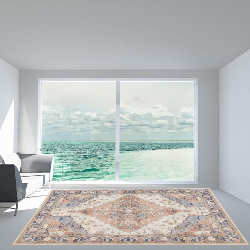 cotton-rug-sl8877-160x235-1 ΒΑΜΒΑΚΕΡΟ ΧΑΛΙ SL8877 160X235 - Image 1