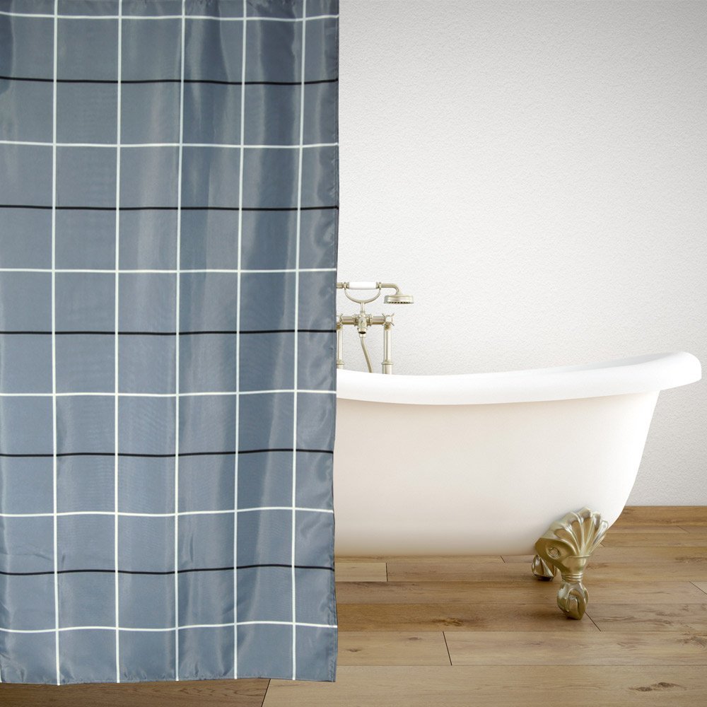 kourtina-cubes-180-180-8817-1 ΚΟΥΡΤΙΝΑ ΜΠΑΝΙΟΥ CUBES 180(Μ)X180(Υ) - Image 1