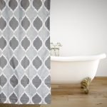 ΚΟΥΡΤΙΝΑ ΜΠΑΝΙΟΥ RUSTIC GREY 180(Μ)X180(Υ)