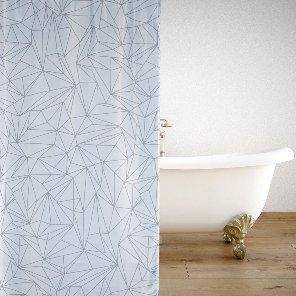 kourtina-mpaniou-white-geometry-180-180-8816-1-1-1-1 ΚΟΥΡΤΙΝΑ ΜΠΑΝΙΟΥ WHITE GEOMETRY 180(Μ)X180(Υ) - Image 1