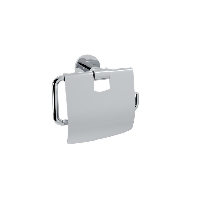 omicron toilet roll holder1 302.14.22 Χαρτοθήκη με κάλυμμα Omicron 140x75x125 by Verdi - Image 1