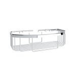 902.13.22 ΠΑΡΑΛΛΗΛΟΓΡΑΜΜΗ ΣΠΟΓΓΟΘΗΚΗ 270x120x70 Chrome - by Verdi