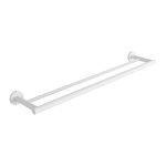 302.31.01 Διπλή Πετσετοθήκη Omicron - White Mat 400x120x44 by Verdi