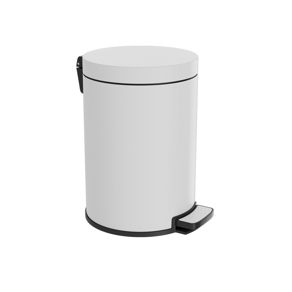 03_6lt_bin_soft_close_white_mat-1024x1024 591.00.01 ΧΑΡΤΟΔΟΧΕΙΟ 6 ΛΙΤΡΩΝ / SOFT CLOSE SYSTEM 580x105x44 White Mat - Image 1