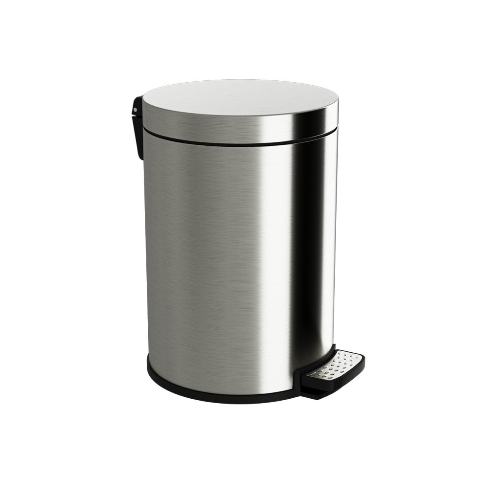 04_6lt_bin_soft_close_brushed-1024x1024 591.00.78 ΧΑΡΤΟΔΟΧΕΙΟ 6 ΛΙΤΡΩΝ / SOFT CLOSE SYSTEM 215x315 Nickel Mat - Image 1