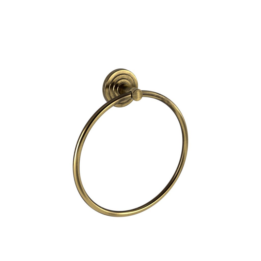 04_brass_towel_ring_bronze-1024x1024 308.03.66 Κρίκος BRASS - Oxyde 190x45x220 by Verdi - Image 1