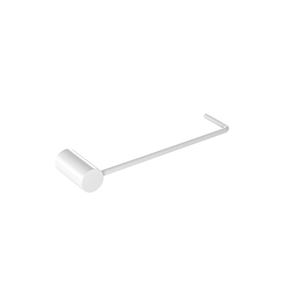 04_lamda_towel_bar_white_mat-1024x1024 301.13.01 Κρίκος Ίσιος Με Μονή Στήριξη Lamda - White Mat 270x75x38 by Verdi - Image 1