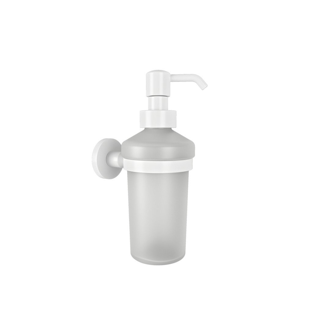 05_sigma_soap_dispenser_white-1024x1024 - Αντιγραφή 303.00.01 Dispenser Υγρού Σαπουνιού Sigma - White Mat 70x101x180 – 250ml by Verdi - Image 1