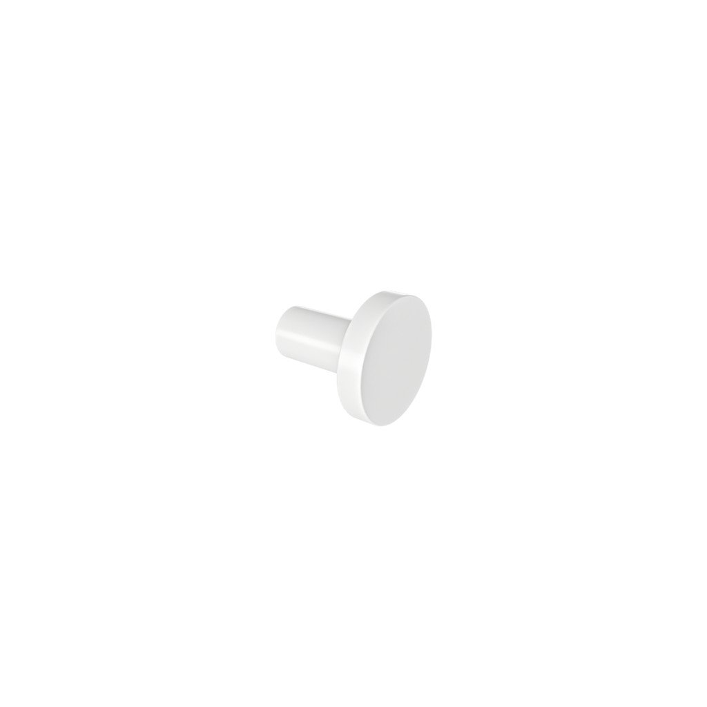 06_lamda_single_robe_hook_white_mat-1024x1024 301.02.01 Άγκιστρο Lamda - White Mat 38x40x38 by Verdi - Image 1